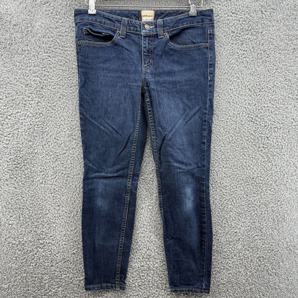 GH Bass & Co Womens 6 Jeans Straight Leg‎ Low Rise Denim Casual Pocket Blue